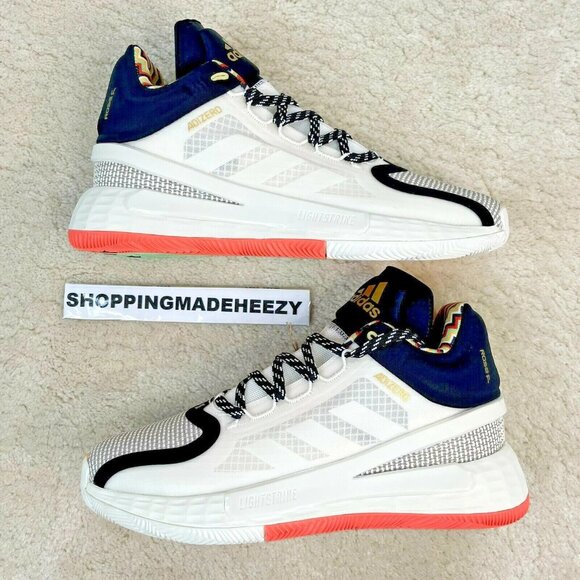 [US 8.5] adidas D ROSE 11 FAMILY FIRST Basketball Shoes FW8507 Chalk White